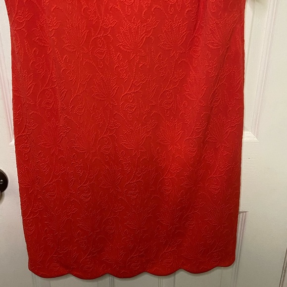 Anne Klein Coral orange Sheath Sleeveless Dress NWT Size M - Picture 13 of 13